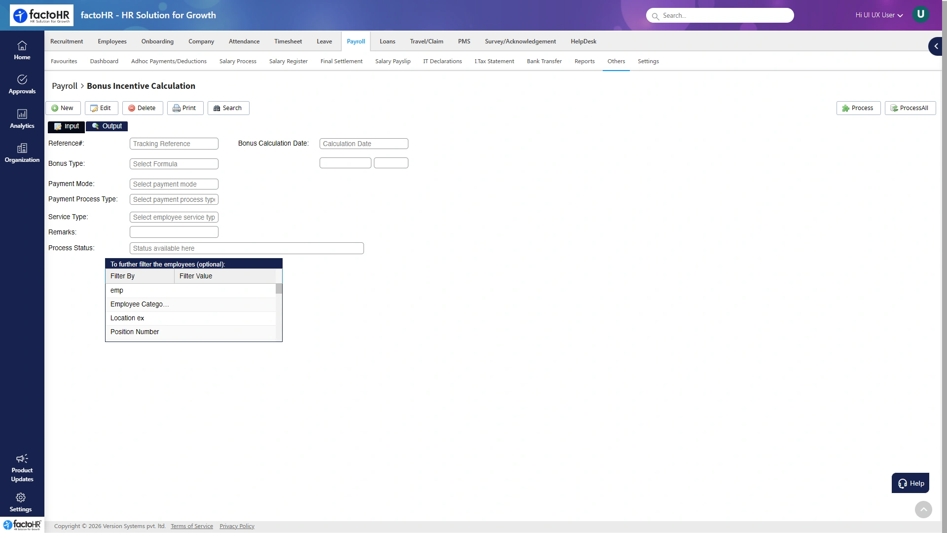 HR and payroll software for startups ESOP and variable pay